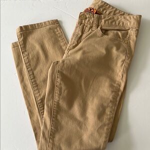 Tory Burch Tan Cropped Skinny Jean
